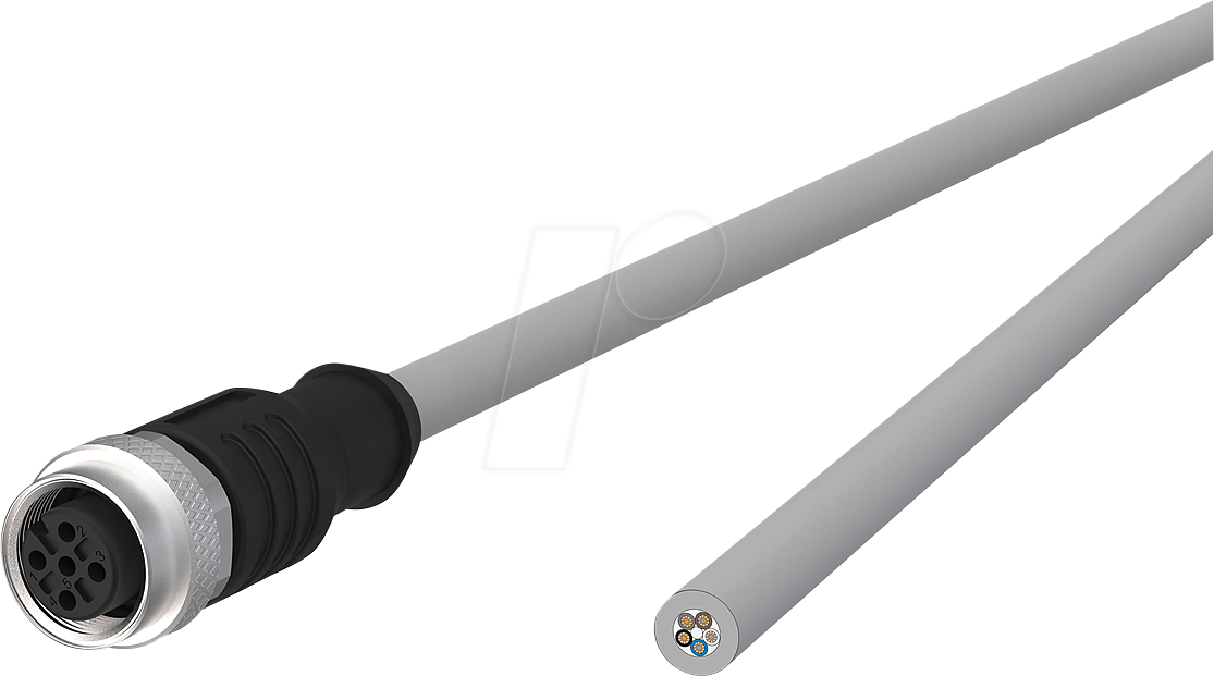 MC 142MJA20100 - Sensorleitung, M12, 5 pol, Ku > offenes Ende, 10 m