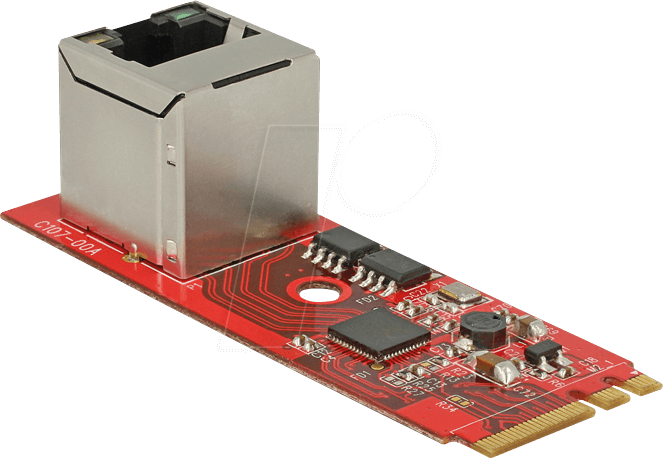 Thumbnail - DELOCK 62949 - Netzwerkkarte, M.2, Gigabit Ethernet, 1xRJ45