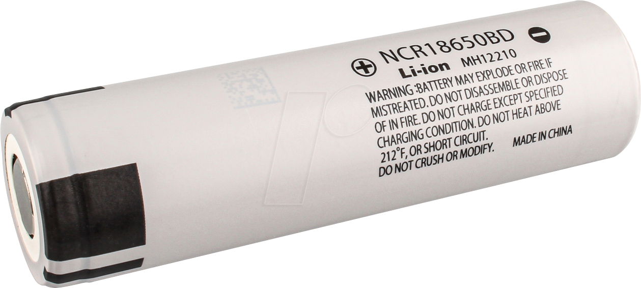 PAN 18650 BD - Industriezelle, 18650, 3,6 V, 2980 mAh, ungeschützt, 1er-Pack