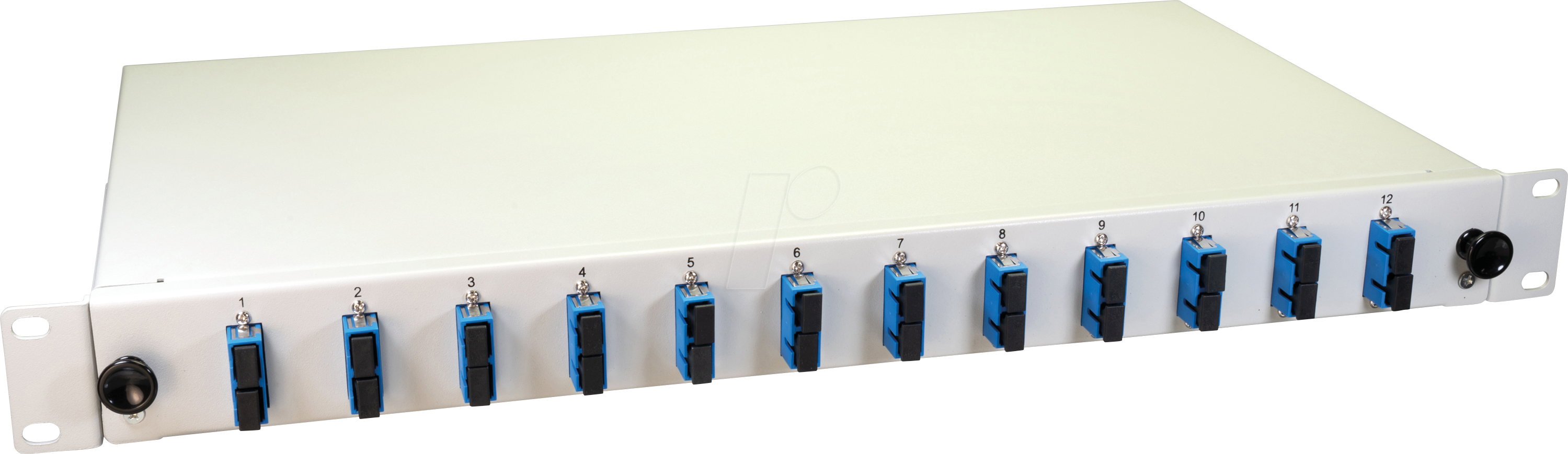 Thumbnail - LW 24E09OS2DSC - 19'' LWL Spleißbox, 12x SC Duplex OS2, 1HE