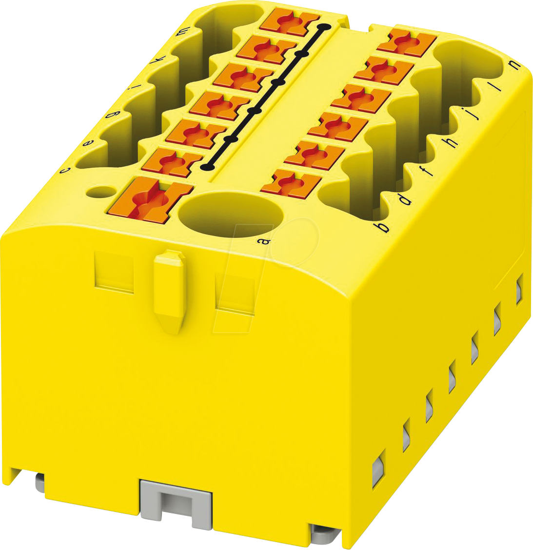 PHOE 3273358 - Verteilerblock PTFIX, 12x2,5, gelb
