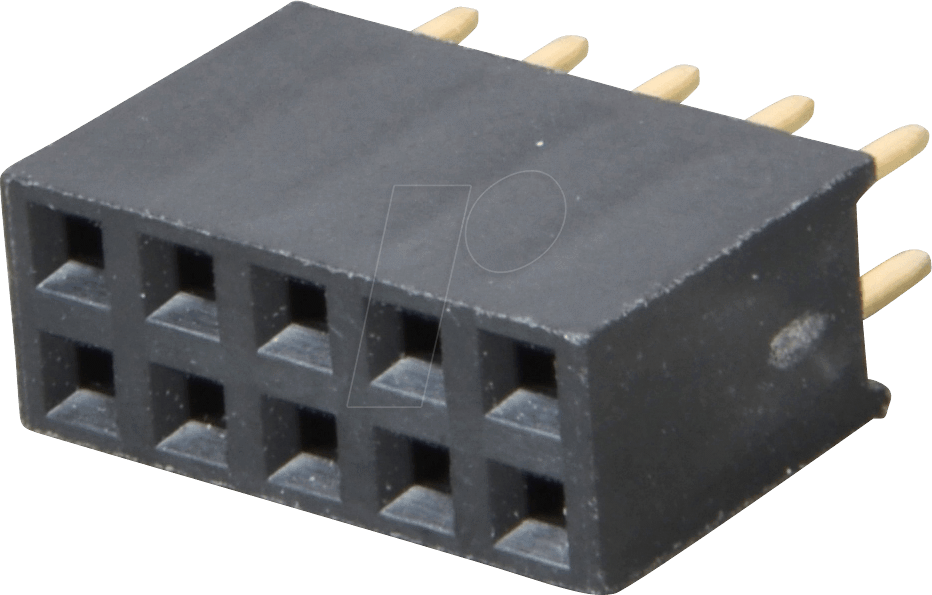 MPE 094-2-010 - Buchsenleisten 2,54 mm, 2X05, gerade