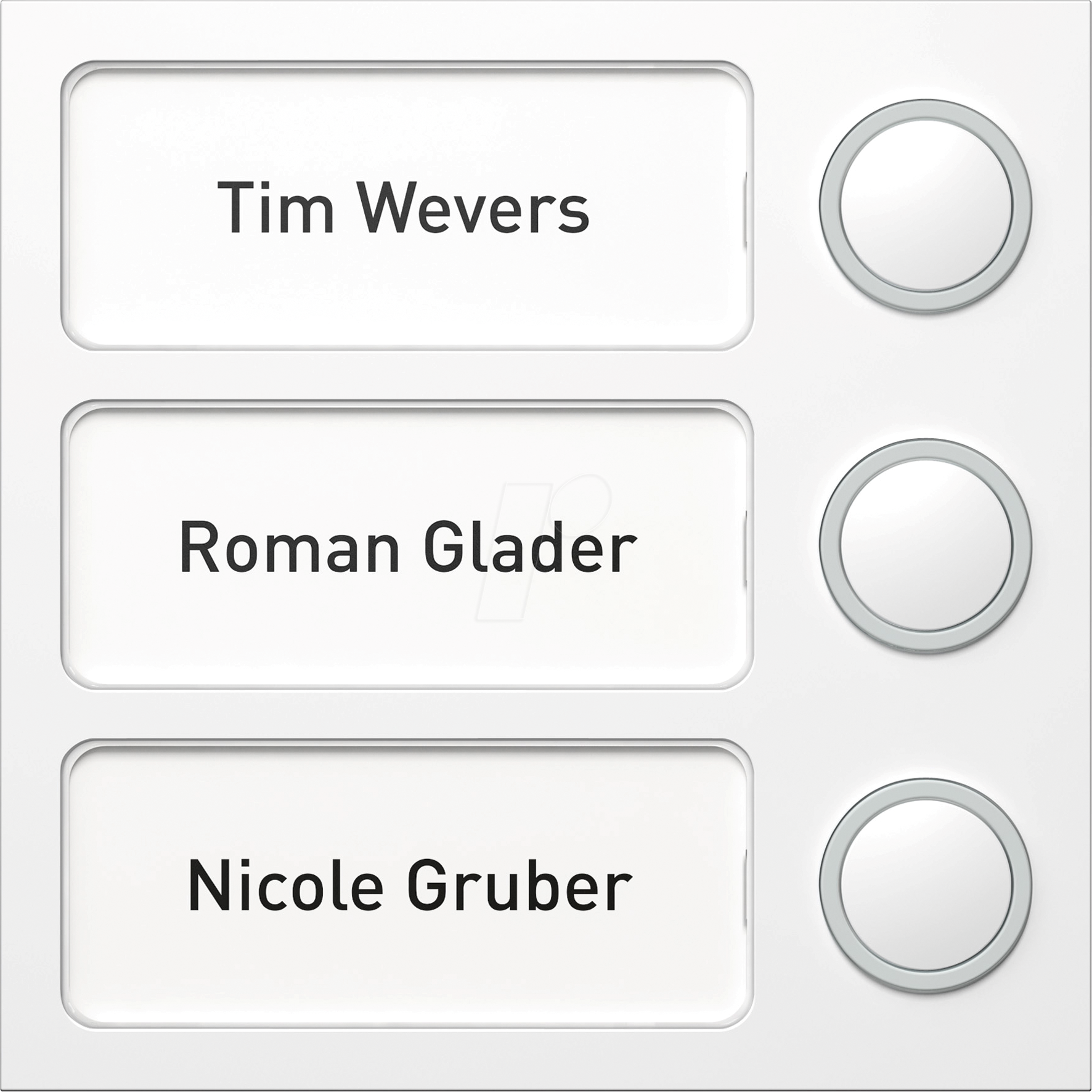 RITTO 1875370 - Modul für PORTIER Türsprechanlage, Tastenmodul, 3 Familienhaus