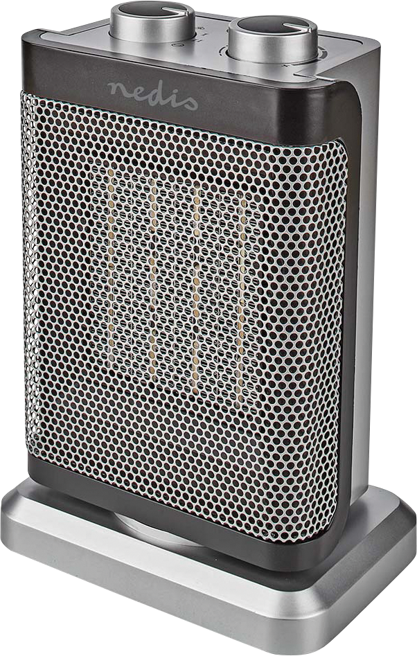 N HTFA17GY - Nedis Keramik-PTC-Heizlüfter, 1000 / 1500 W