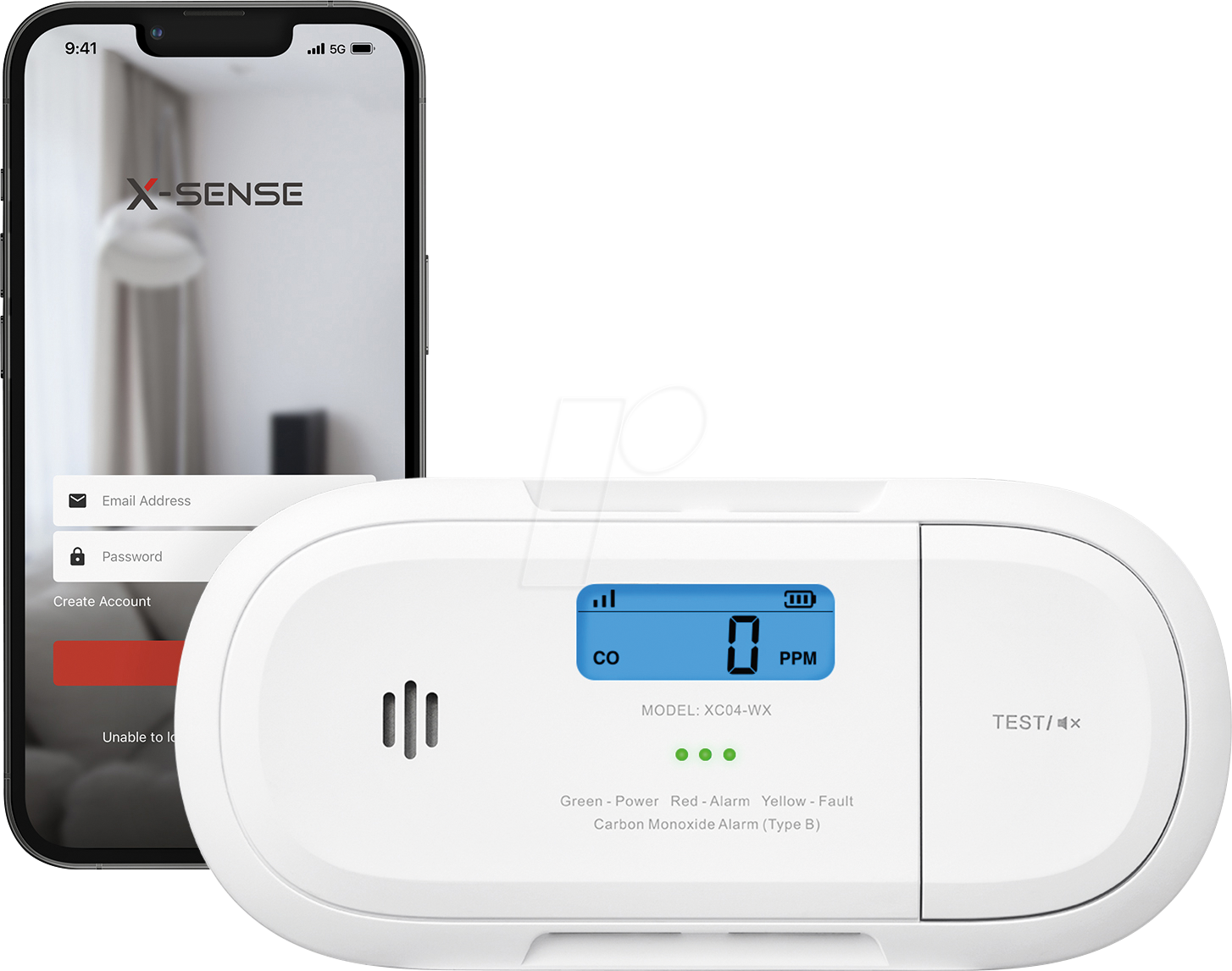 X-S XC04-WX - WLAN Kohlenmonoxid-Melder