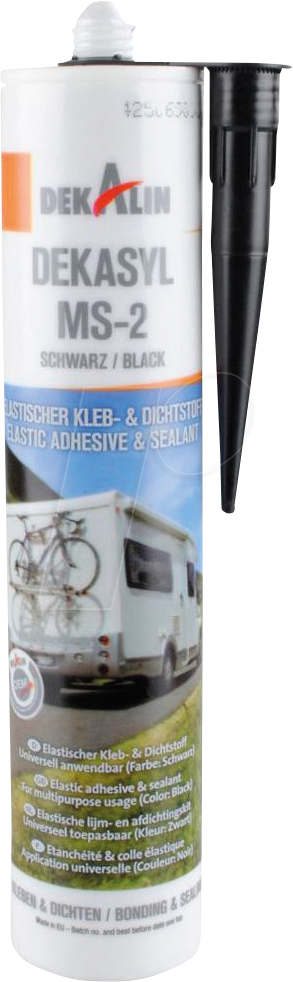 Thumbnail - DEKALIN 6252012 - Kleb- und Dichtstoff Dekasyl MS-2 6252012, schwarz, Kartusche, 2
