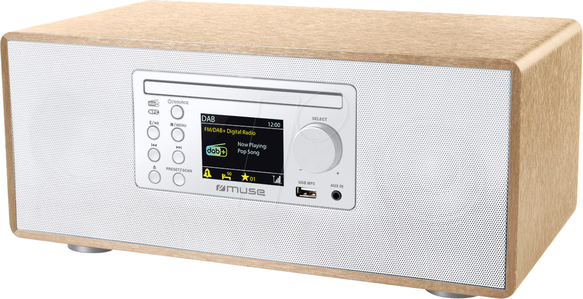 Thumbnail - MUSE M-695 DBTW - DAB+ Radio CD/Bluetooth/USB M-695 DBTW
