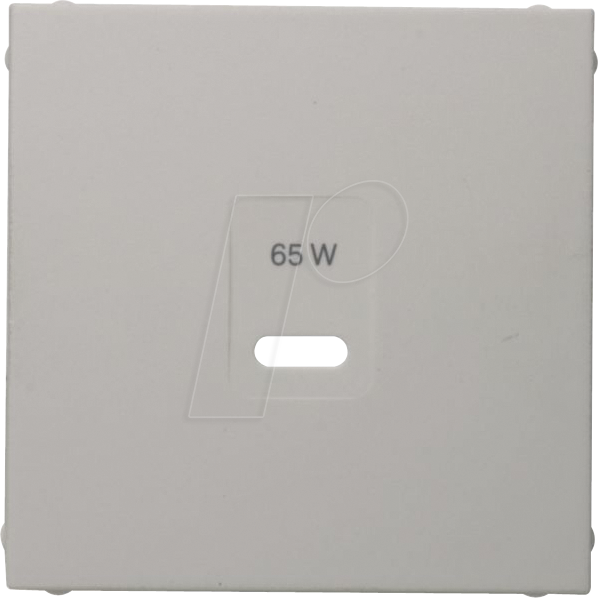 BERKER 48608989 - Zentralstück für USB S.1, polarweiß glänzend