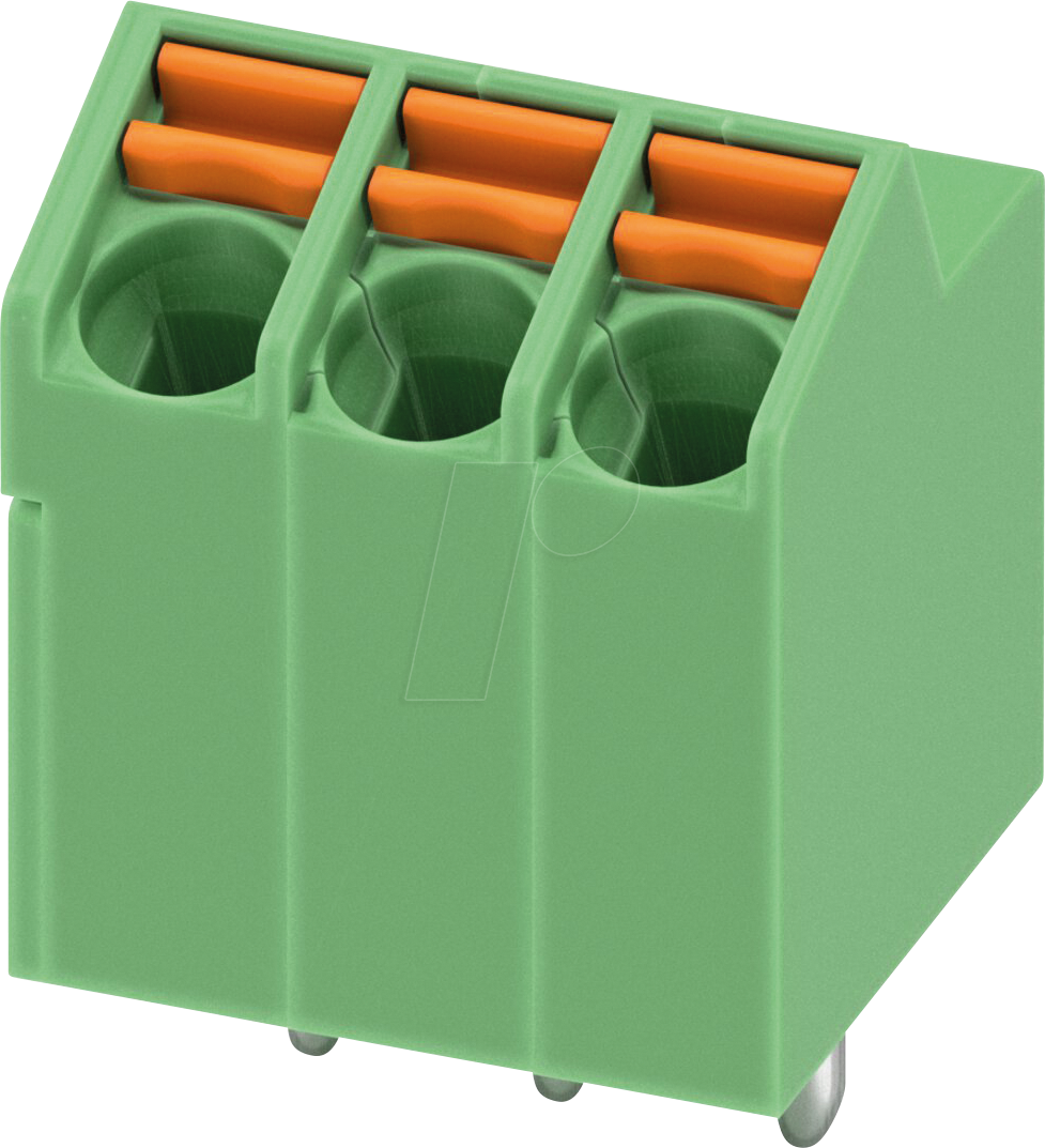 SPTA 1 3 3,5 - Leiterplattenklemme, 3 polig, RM: 3,5 mm, 0,2 - 1,5 mm²