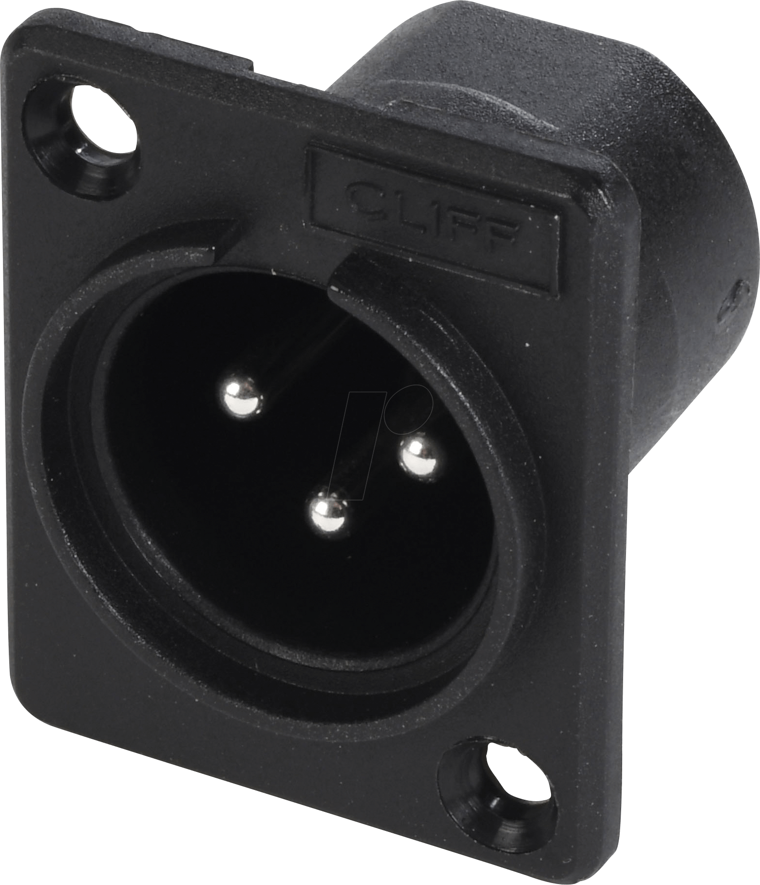 CLIFF CP3000 - XLR Gerätestecker, 3 polig