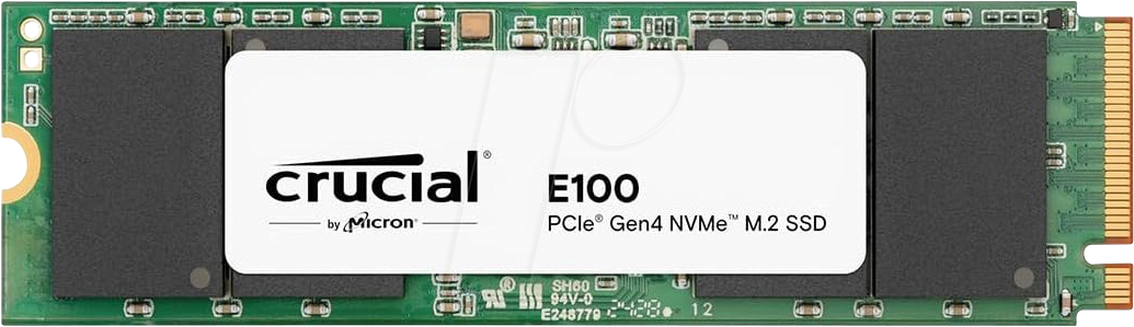 CT480E100SSD8 - Crucial E100 PCIe 4.0 NVMe M.2 SSD 480 GB