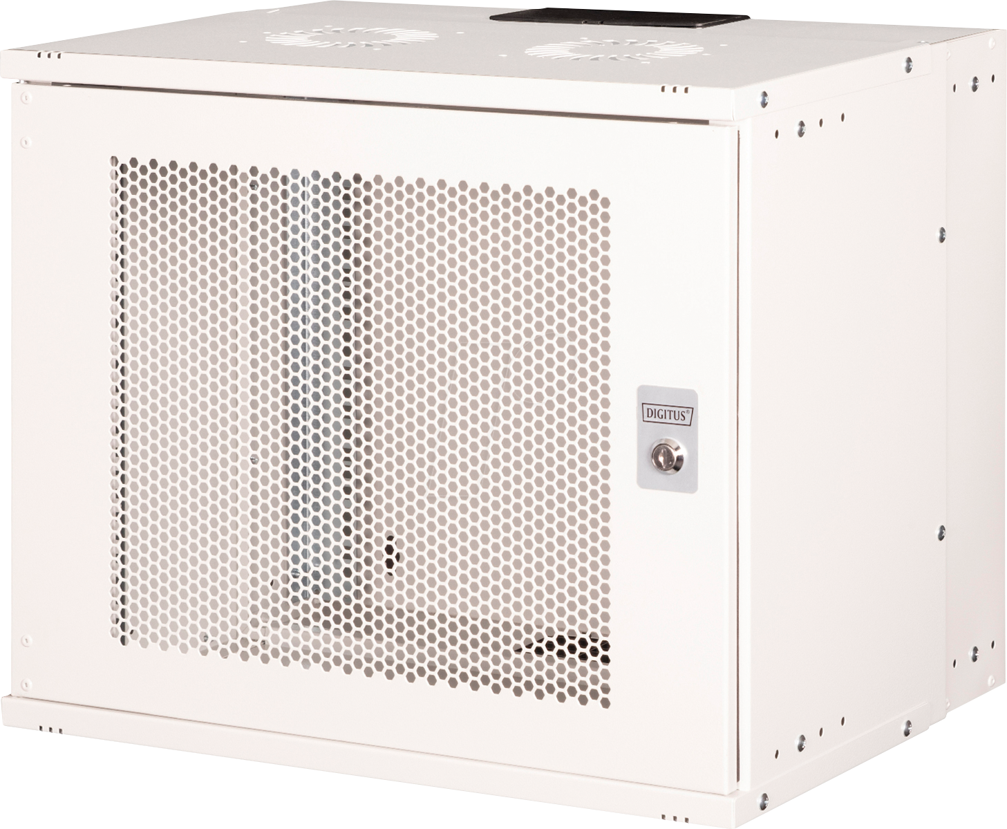 DIGI DN49209 - 19'' Wandgehäuse, 9HE, 400 mm Tiefe, grau