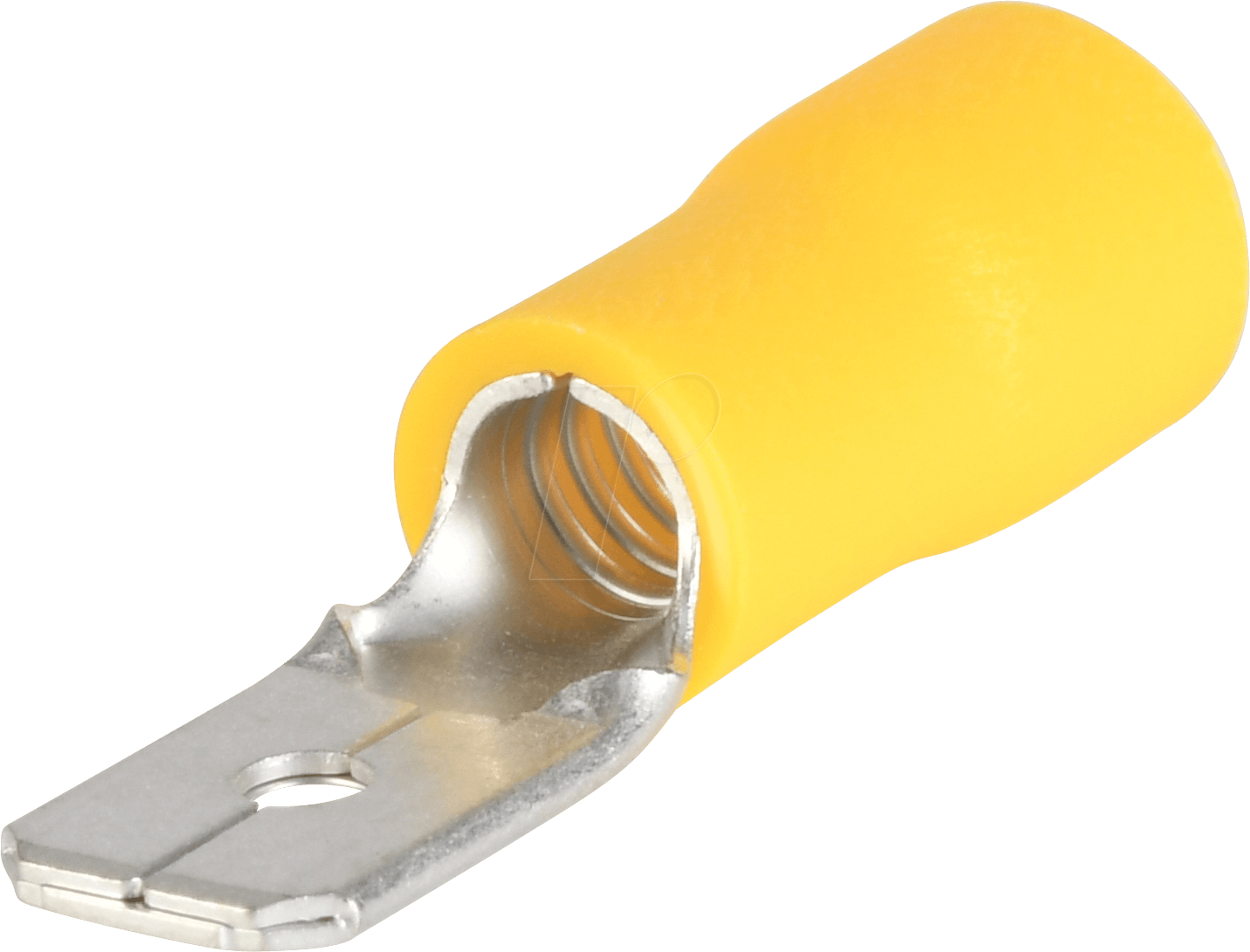 VT FS-G-6,35 - Flachstecker, Breite: 6,35mm, gelb