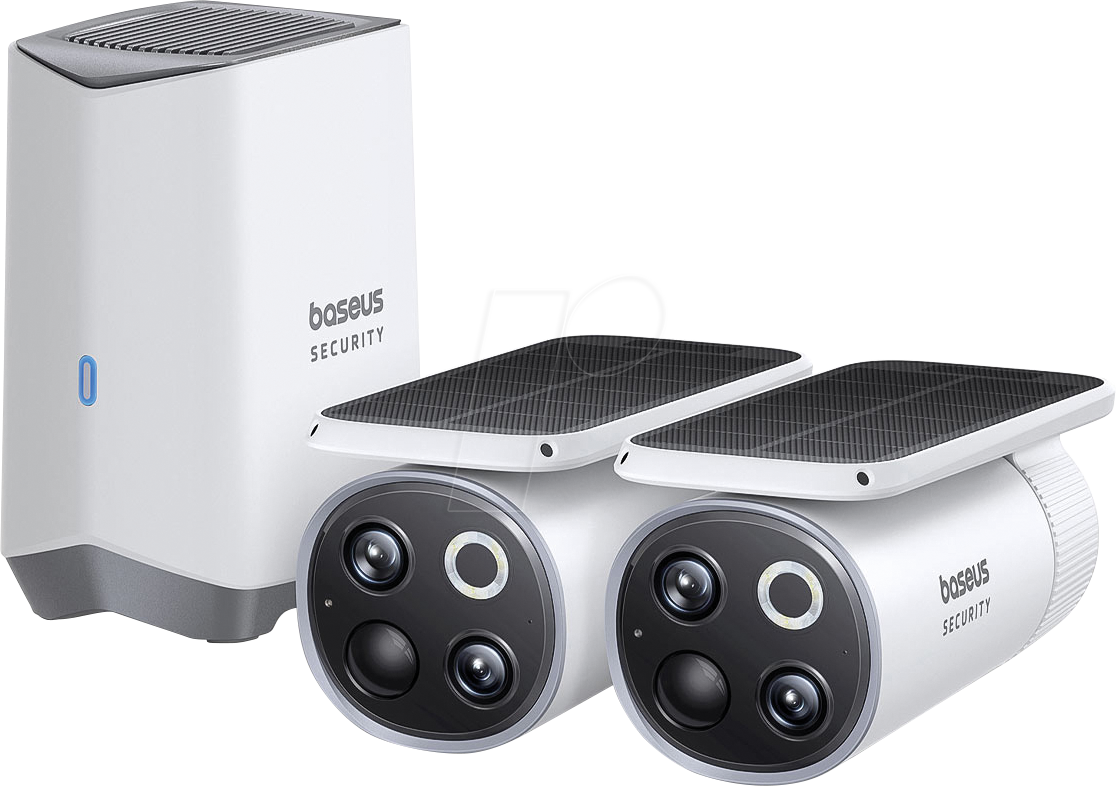BAS S0TX002131 - Überwachungskamera Set, IP, WLAN, außen, 2 Stück inkl. Basis