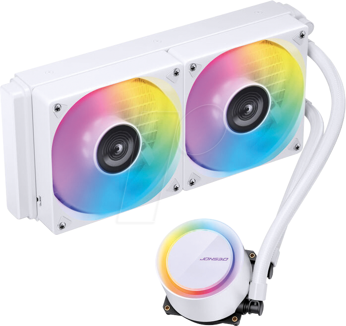 JNB 52989 - Jonsbo 240mm Wasserkühlung, ARGB, weiß