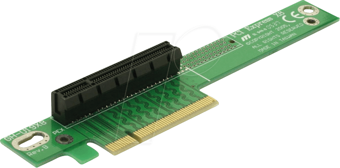 DELOCK 89104 - Riser Karte PCIe x8, gewinkelt 90°