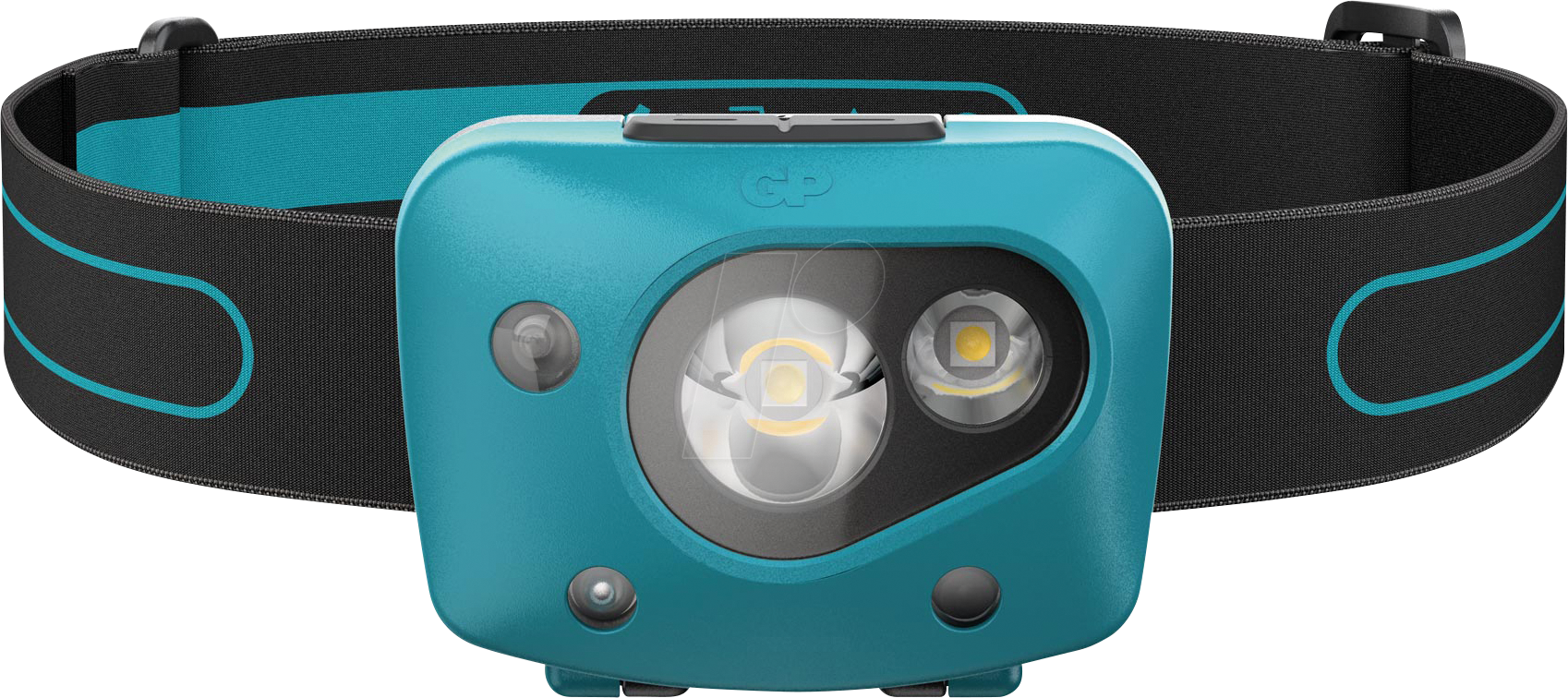 GP CH44 - LED-Stirnleuchte CH44, 300 lm, blau, 3x AAA (Micro)