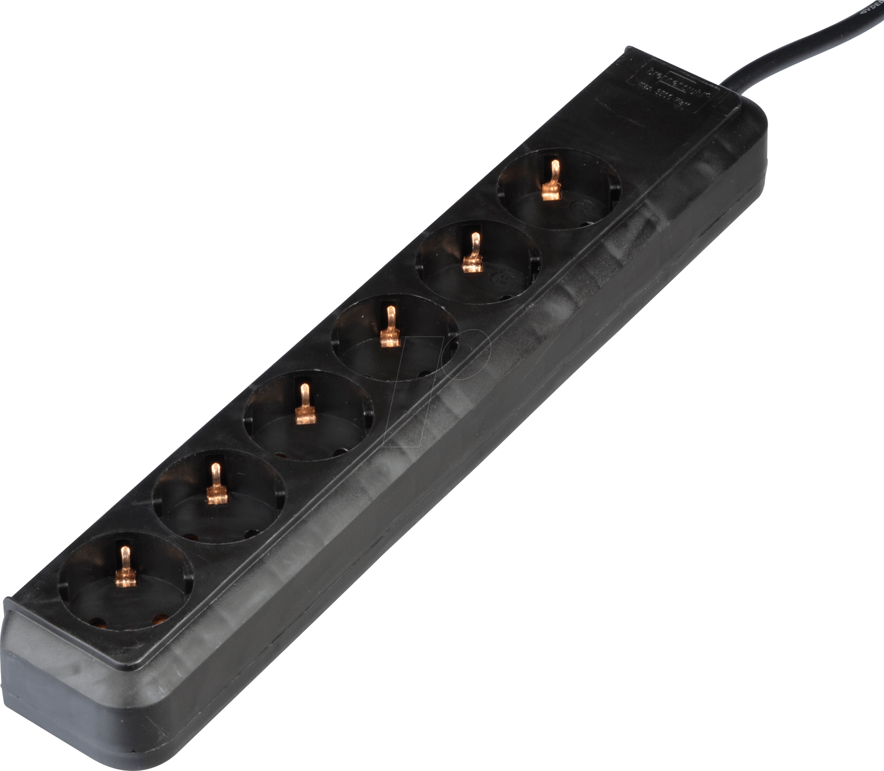 EL 6-FACH OS-SW - Steckdosenleiste ECO, 6-fach, schwarz