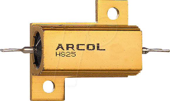 Thumbnail - ARC HS25 1R5 F - Drahtwiderstand, axial, 25 W, 1,5 Ohm, 1%
