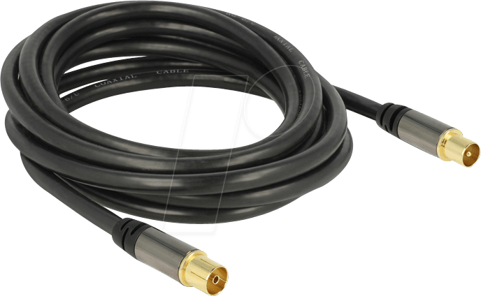 DELOCK 88924 - Anschlusskabel, IEC, Stecker, Kupplung, 3 m