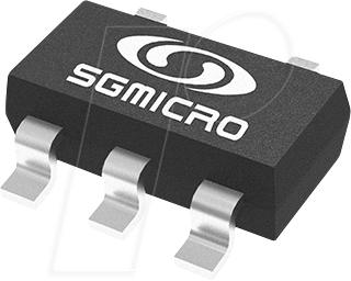 SGM8581XN5G/TR - 1-fach Rail-to-Rail-OP, 2,5 - 5,5 V, 1,5 MHz, 0,8 V/µs, SOT-23-5