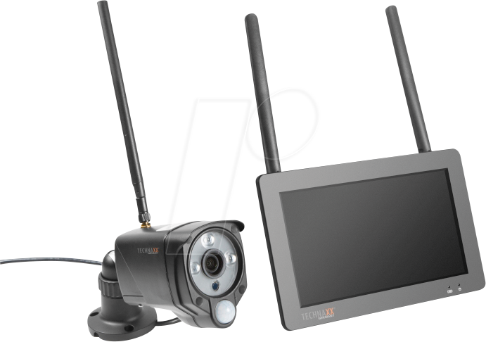 TECHNAXX TX-128 - Überwachungskamera-Set, außen
