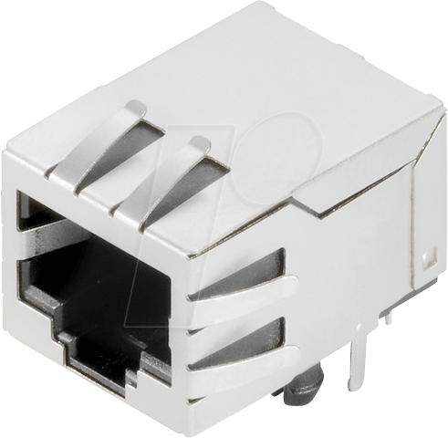 CAT5 R1D 3.3E4N - RJ45 Buchse 90°, THR Cat.5
