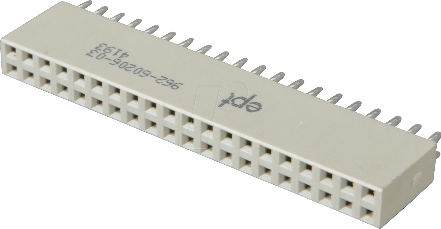 PC104 40E-3 - PC104 BUS Federleiste 40-pol, Einpresstechnik 3,4mm