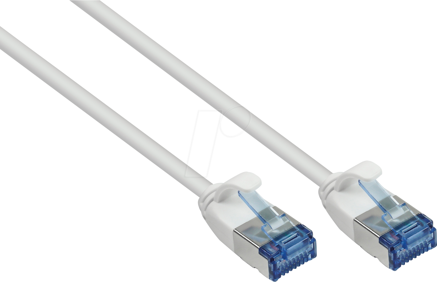 GC 8060-HS003W - Patchkabel Cat.6a, U/FTP PiMF, SlimLine, 0,25 m, weiß