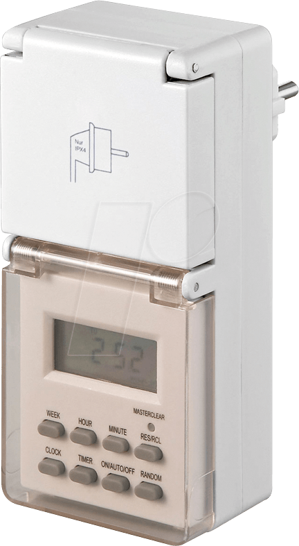 TIMER DIGI FR - Zeitschaltuhr, digital, außen, 1 Stück