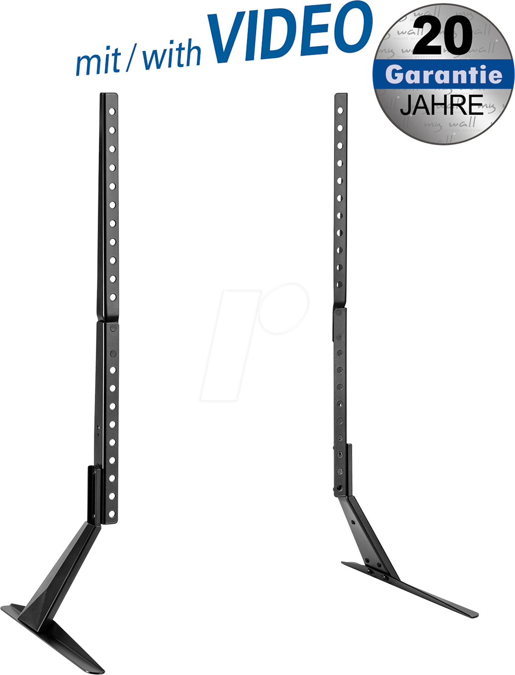 MYW HP49L - TV Halterung, 23'' - 75'', Standfüße, schwarz