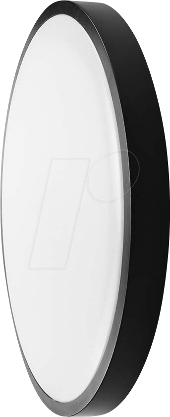 VT-76401-24 - Deckenleuchte, 36 W, 3820 lm, 4000 K, schwarz, IP44, rund