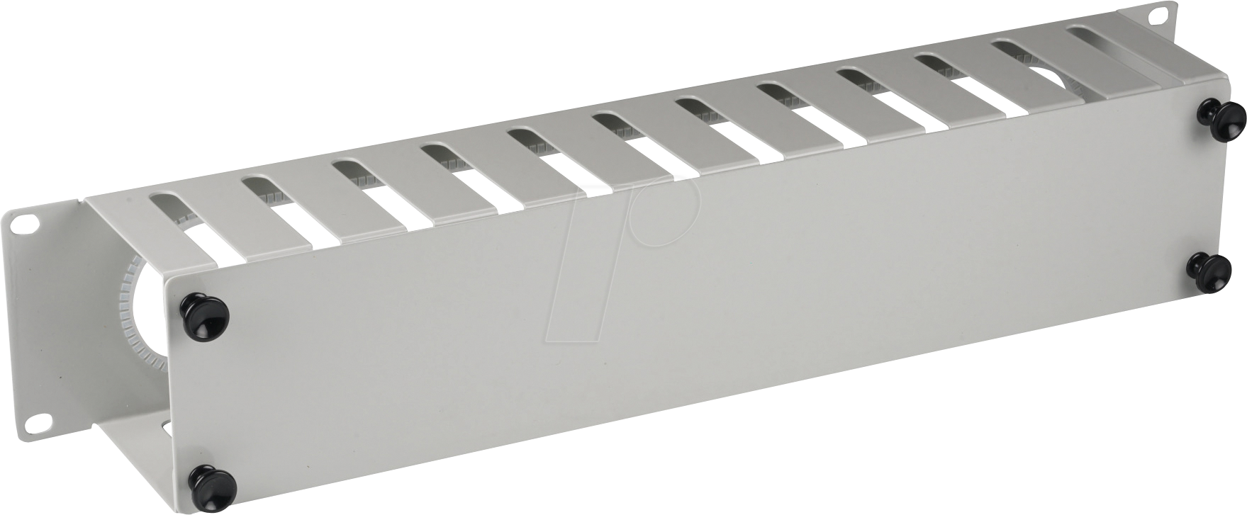 EFB 699999N.2 - 19'' 2HE Kabelführungspanel, RAL7035