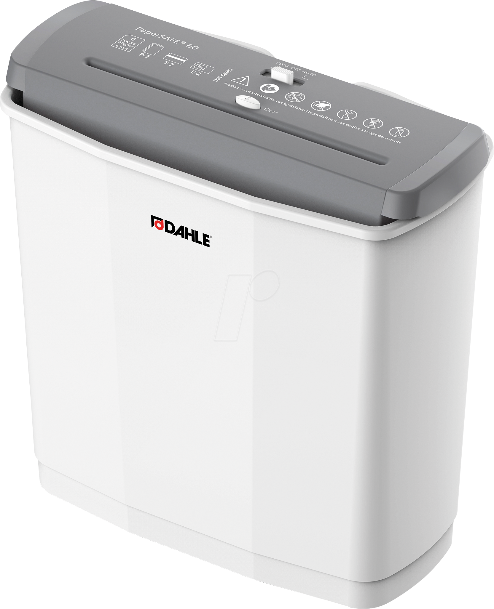 DAHLE 23060 - Aktenvernichter, Streifen-Schnitt, P-2, 11l