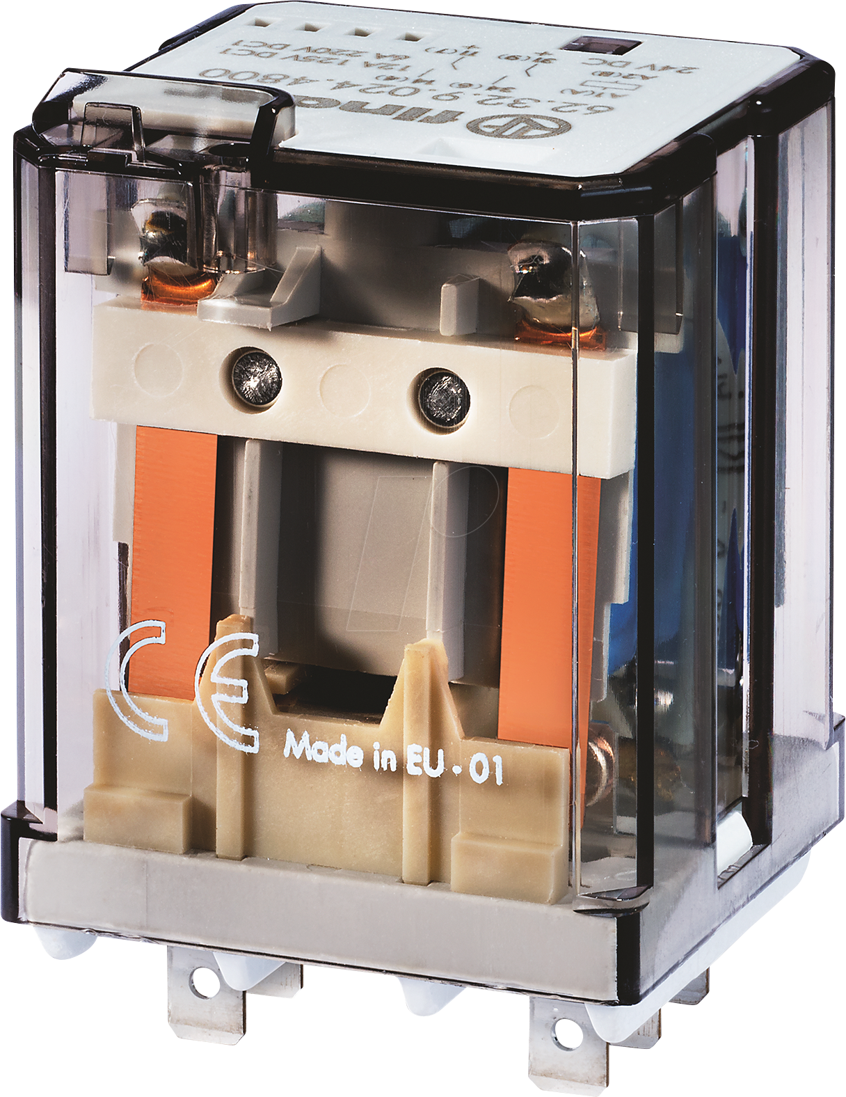 FIN 62.32.9 24V3 - Leistungsrelais, 2x CO, 250 V / 16 A, 24 V DC