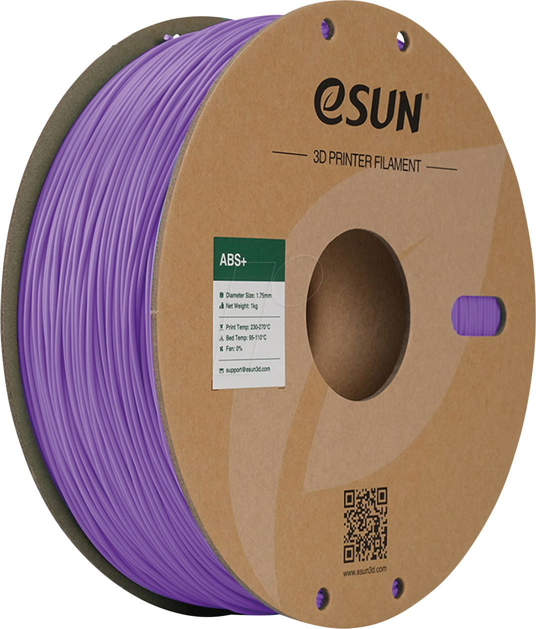 ESUN 72229143 - Filament, ABS+, 1,75 mm, lila, 1 kg