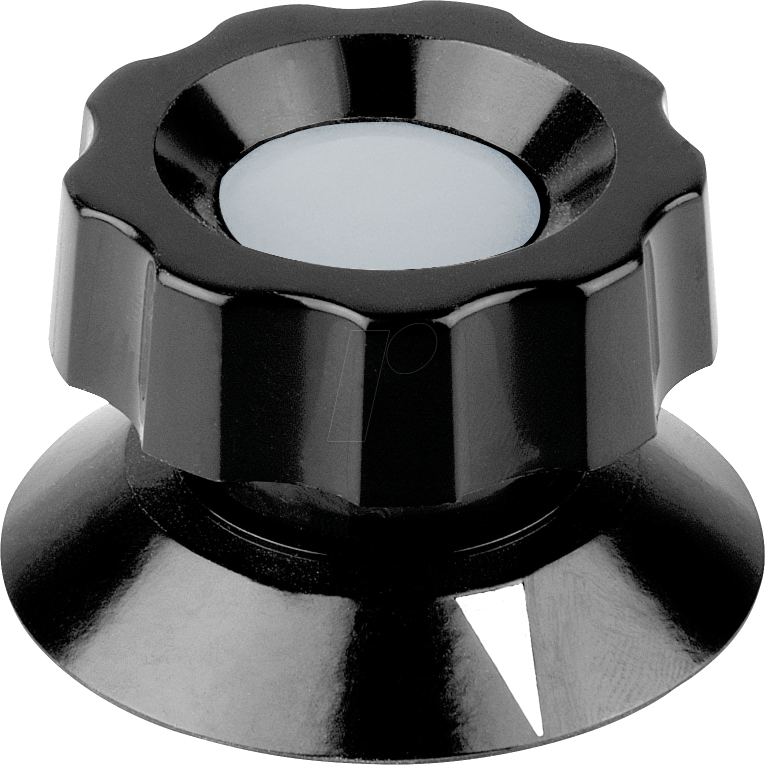 MEN 477.61 - Potentiometerknopf für Achse Ø 6 mm, schwarz