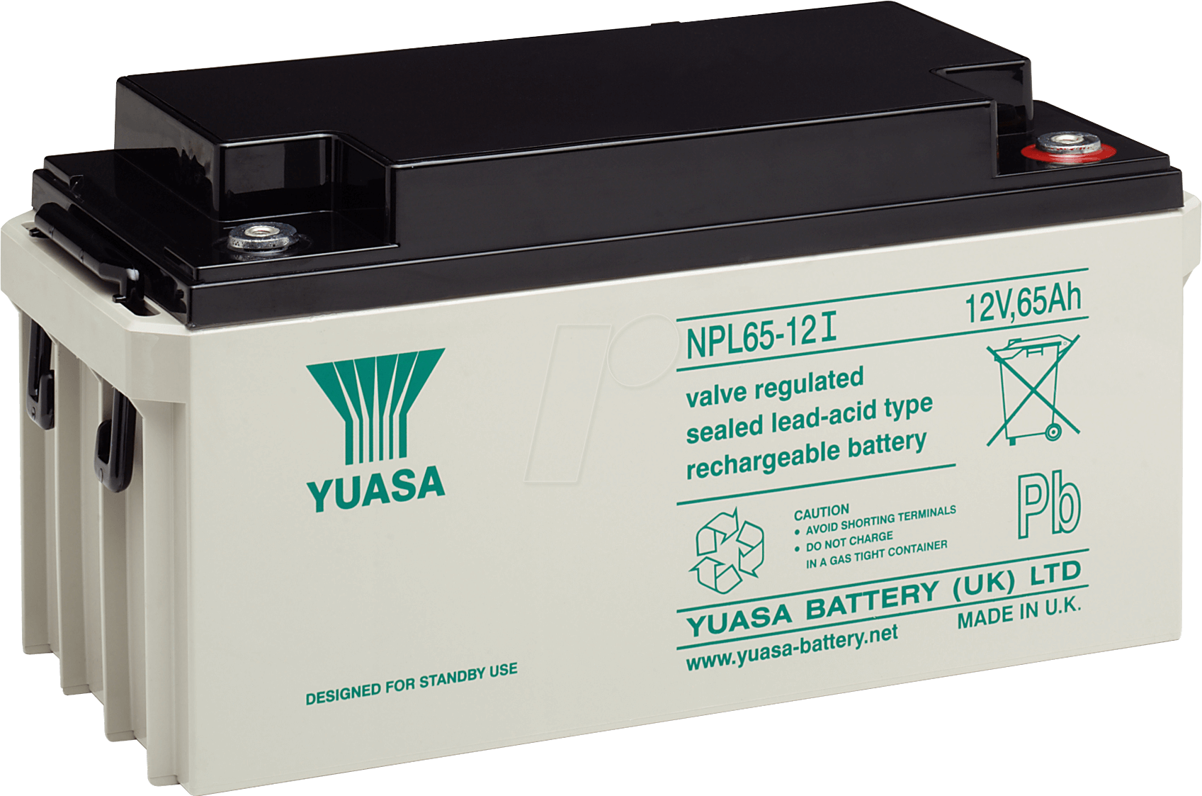 YU NPL65-12I - Blei-Vlies-Akku, 12 V, 65 Ah