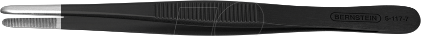 BERN 5 117 7 13 - SMD-Pinzette, gerade, rund, Edelstahl, 145 mm, ESD