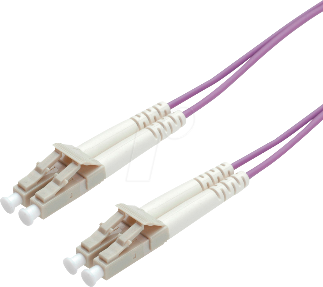 ROLINE 21158856 - Patchkabel LWL Duplex 50/125µm LC/LC OM4, violett, 7 m