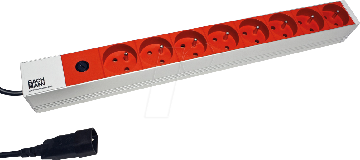 Thumbnail - BACH 333.4101 - Steckdosenleiste , Typ E - CEE 7/6, 8-fach