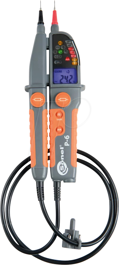 SONEL P-6 - Spannungsprüfer P-6, 6 - 1000 V AC/DC