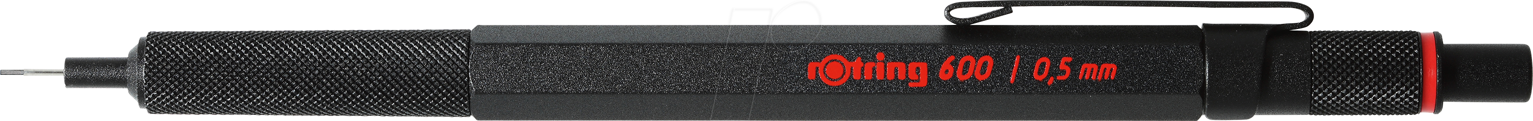 ROTRING 1904443 - rOtring 600 Druckbleistift, 0,5mm, schwarz