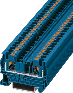 PT 4 BU - Durchgangsklemme, PT 4 blau