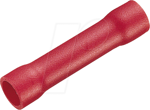 STV-R - Stoßverbinder, 0,5 - 1,0mm², rot