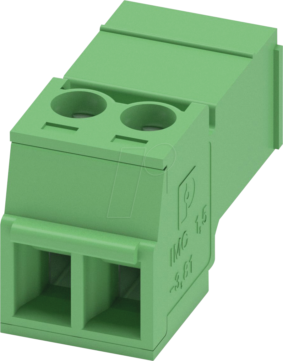 IMC 2 ST 3,81 - Leiterplatten-Steckverbinder, 2-polig, 3,81 mm