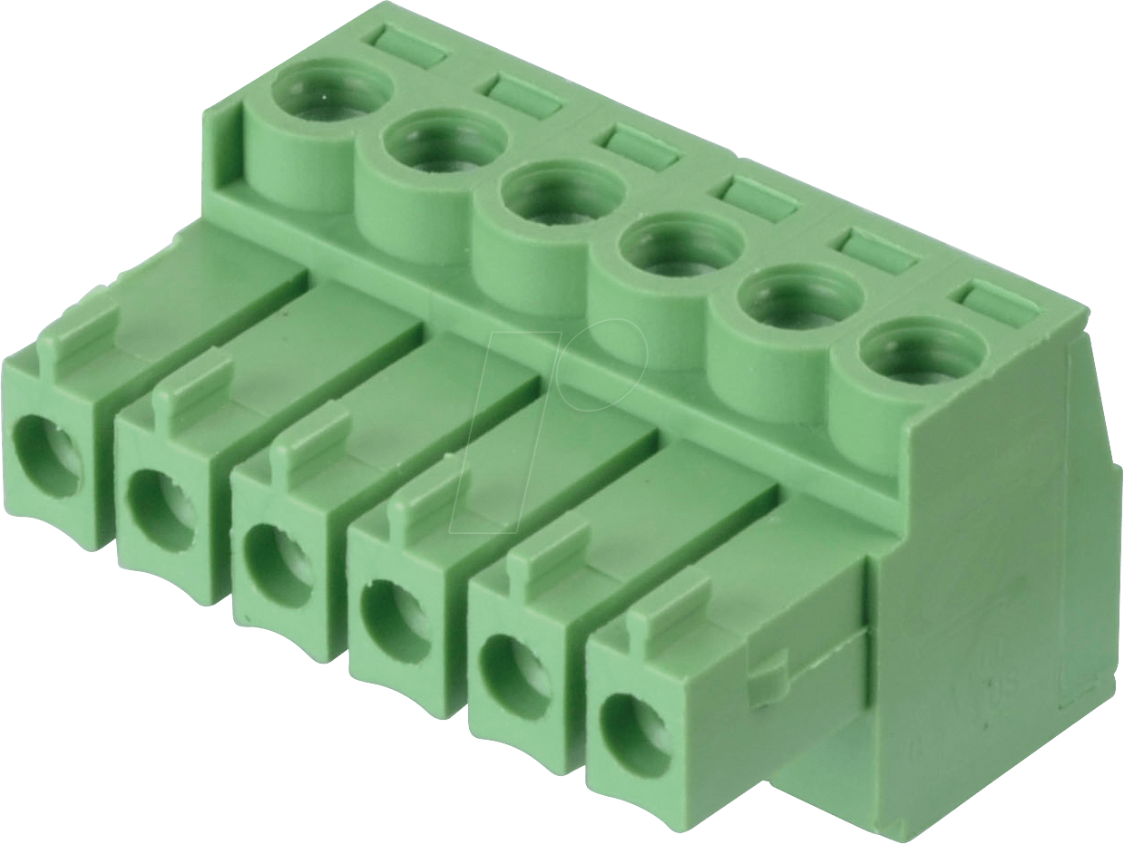 CTB922HD-6 - Steckbare Schraubklemme - 6-pol, RM 3,5 mm, 0°