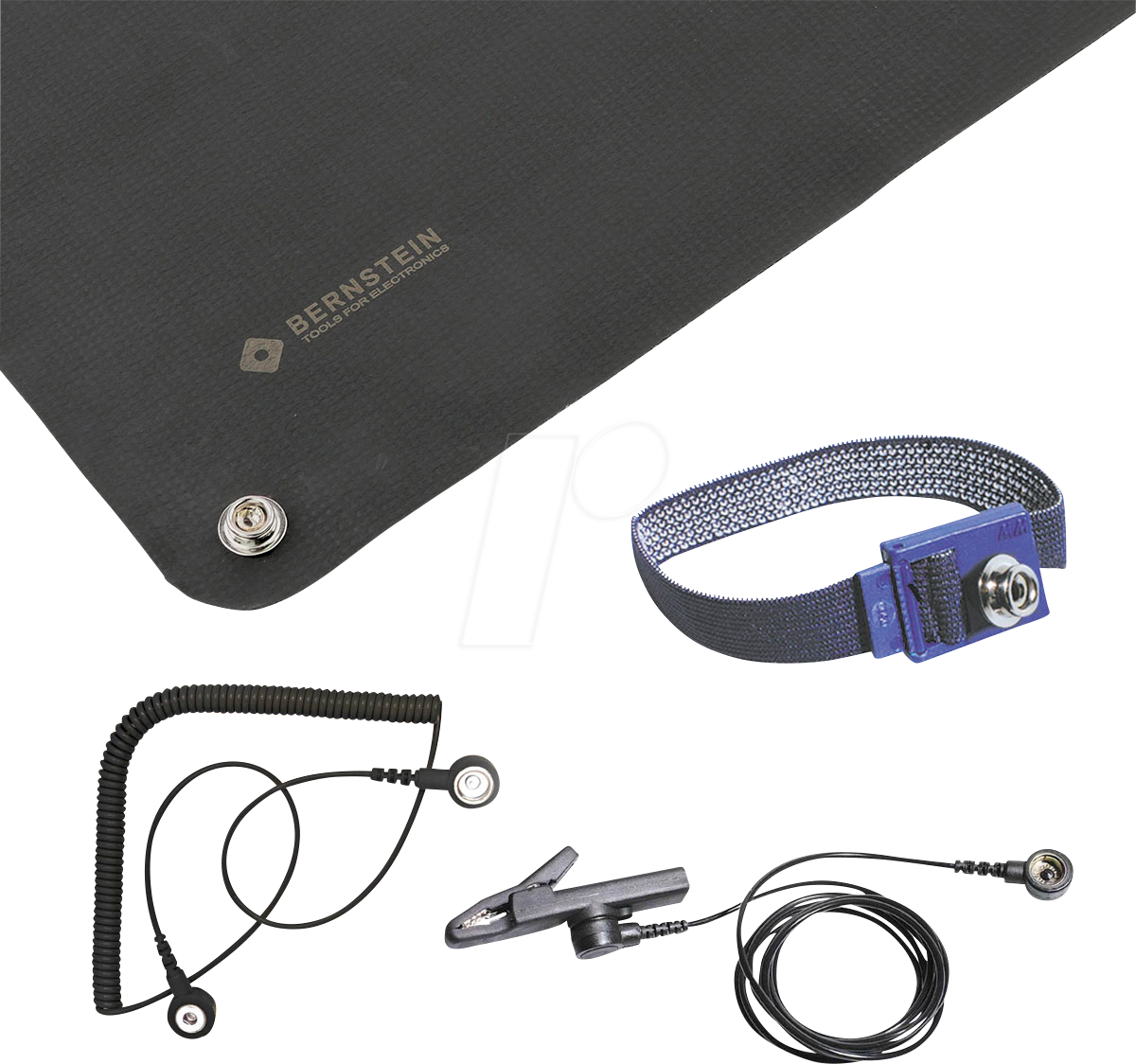 Thumbnail - BERN 9 354 - ESD Handling-Set, Matte, Kabel, Klemme, 5-teilig