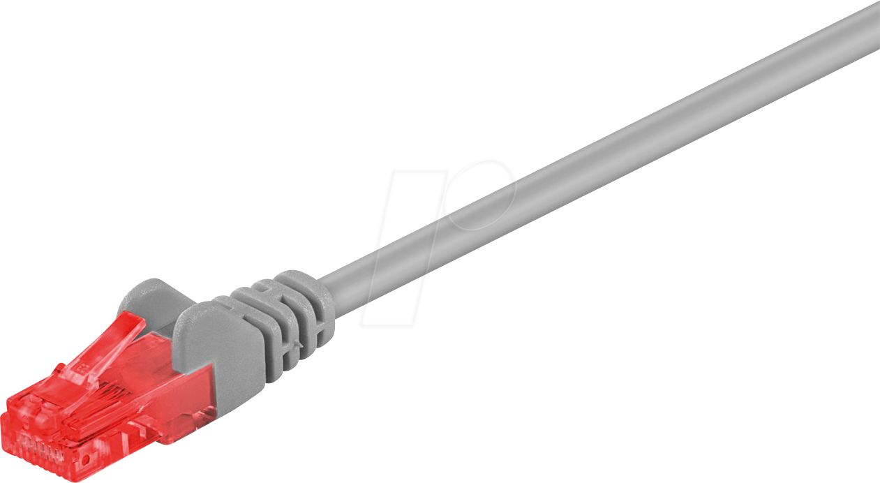 Thumbnail - GOOBAY 95591 - Cat.6 Patchkabel, U/UTP, 1,5 m, grau