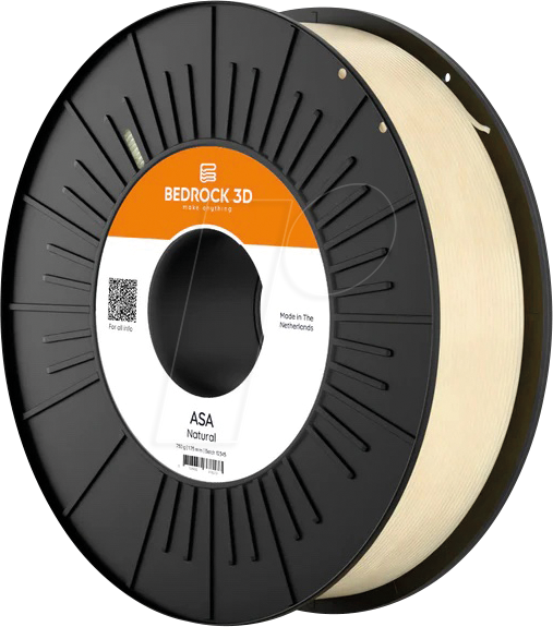 BEDROCK 3D 24146 - Filament, ASN, natural, 1,75 mm, 750 g